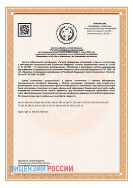 Приложение СТО 03.080.02033720.1-2020 (Образец) Сергиев Посад Сертификат СТО 03.080.02033720.1-2020